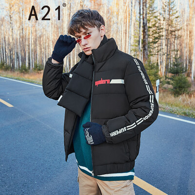 

Pure online brand A21 2018 autumn&winter new mens mens woven jacket 4841119007 special white 17084AM