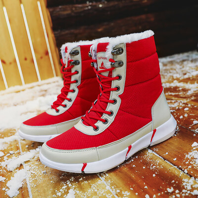 

Fashion couple cotton shoes round head solid color casual tube cotton shoes cross-border explosion models winter plus velvet warm couple cotton shoes