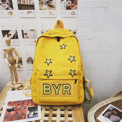 

Schoolbag female Korean high school students ins wind bf campus simple ancient feeling girl backpack Japanese backpack
