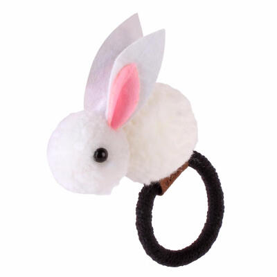 

Cute Rabbit Elastic Hair Bands Felt 3D Plush Children Girls Headband Decor