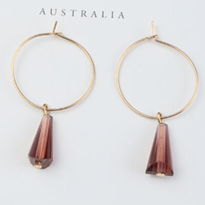 

Women Circle Crystal Dangle Hoop Exaggerated Drop Earrings Beauty Individual