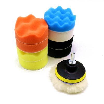 

Car Polishing Waxing Buffing Pad Sponge Plate Kit for Automobile Polisher Buffer Waxer Sander with M14 Shank