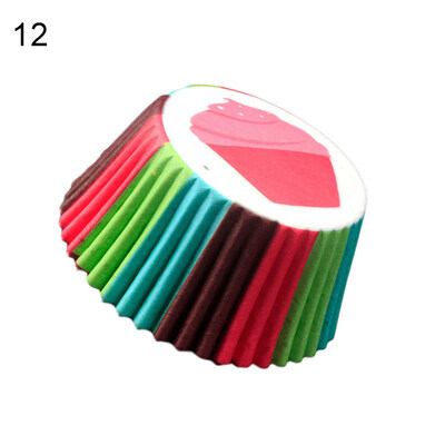 

100Pcs Lovely Cupcake Cake Paper Cup Baking Chocolate Glutinous Rice Tray Decor