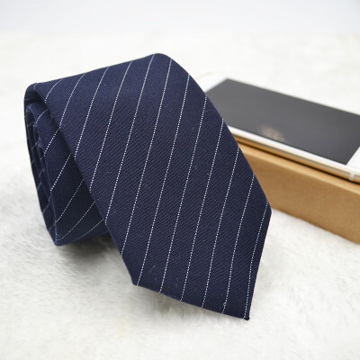 

Mens tie 7CM ultra narrow tie narrow version wool tie cotton&cashmere custom made