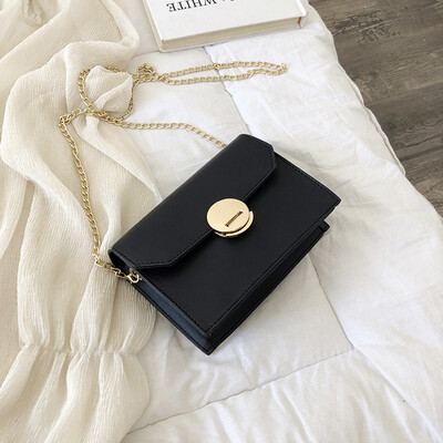 

Fashion casual temperament squat small square bag 2019 summer new small bag female simple versatile chain shoulder bag