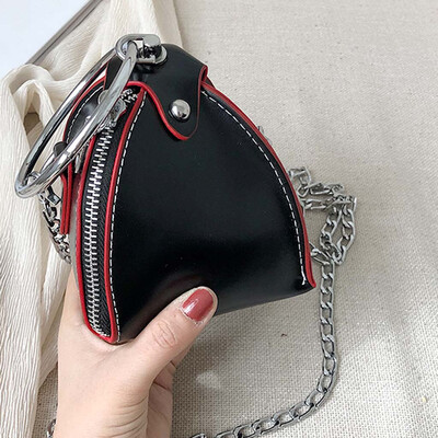 

Tailored Womens Fashion Solid Color Handbag Earphone Bag Diagonal Shoulder Bag