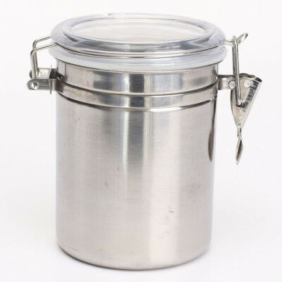 

New Stainless Steel Airtight Sealed Canister Coffee Flour Sugar Tea Container