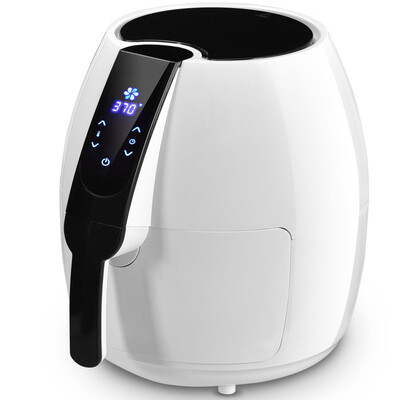

1500 W 48 Quart Electric LCD Touch Screen Timer Air Fryer-White