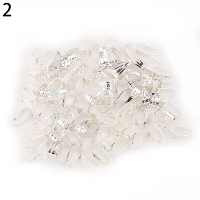 

100pcs Bail Connectors Jewelry Findings DIY Necklace Pendant Buckle Clip Clasps