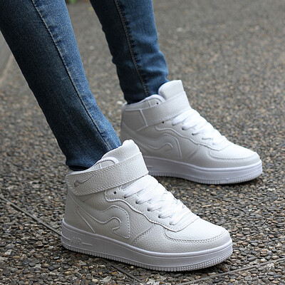 

Summer&summer trend high shoes men&women Korean sports shoes lovers shoes Gaobang shoes white shoes tide mens shoes