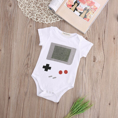 

SUNSIOM Game Infant Baby Boy Girl Cotton Romper Kids Jumpsuit Bodysuit Clothes Outfit
