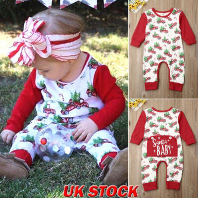 

Newborn Baby Boys Girls Christmas Romper Bodysuit Jumpsuit Clothes Outfits Pants