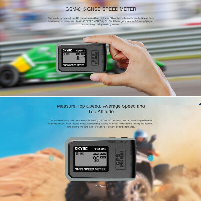 

SKYRC GSM-015 GNSS GPS Speed Meter for RC Drones FPV Multirotor Quadcopter Airplane Helicopter RC Car