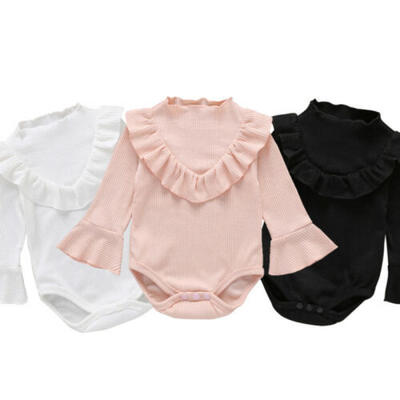 

Newborn Infant Baby Girls Long Sleeves Romper Jumpsuit Bodysuit Clothes Outfits