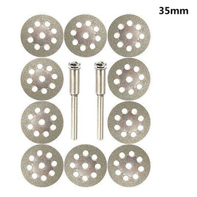 

〖Follure〗10PCS Diamond Cutting Wheel Saw Cut Off Discs Set Tool Replacement