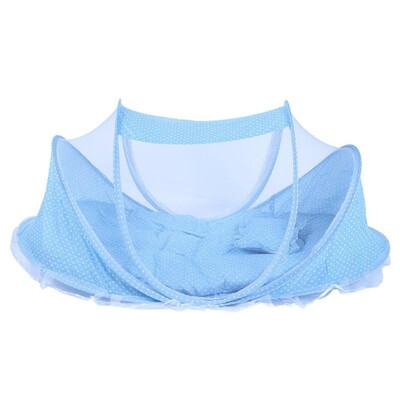 

Folding Baby Music Mosquito Nets Bed Mattress Pillow Three-piece Suit