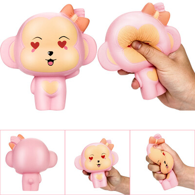 

YIWULA14cm Squishy Lovely Monkey Slow Rising Scented Squeeze Toy Collection Gift
