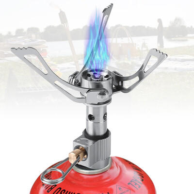 

Greensen Stainless Steel Mini Portable Camping Gas Stove Outdoor Picnic Foldable Cooking Burner Camping Gas Stove Gas Stove