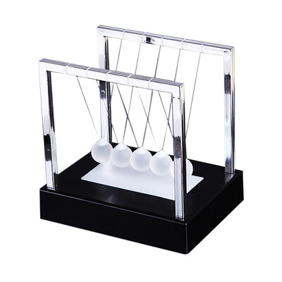 

Gobestart Newtons Cradle LED Light Up Kinetic Energy Home Office Science Toys Home Decor