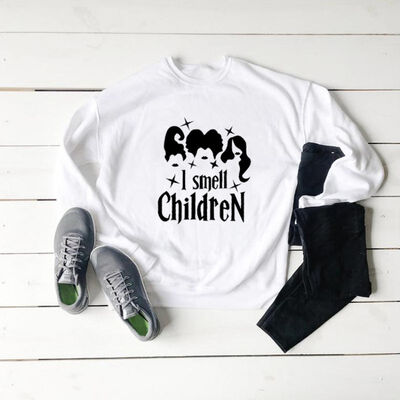 

Letter Print Sweatshirts Pullover Women Cewneck Warm Tops Fashion Casual Sweatshirt