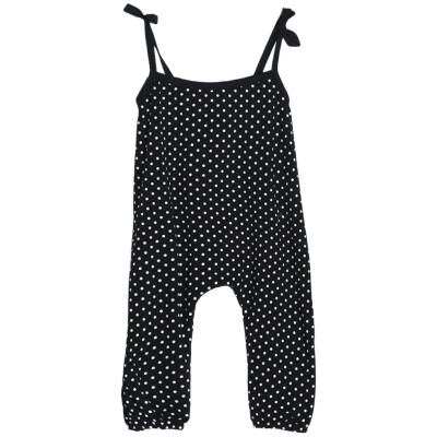 

Kids Children Girls Suspender Pants Dot Print Trousers Spring Bottoms