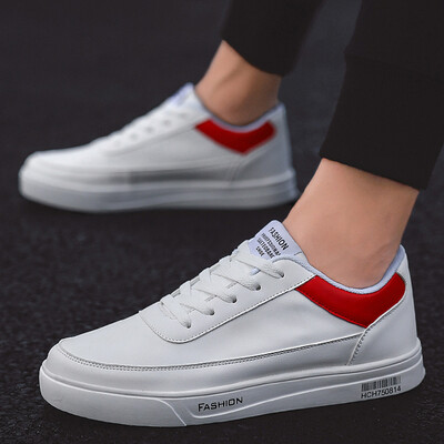 

Autumn mens shoes Korean version of the trend of students canvas wild shoes casual white shoes net red mens shoes tide shoes