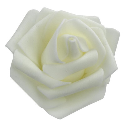 

50pcs Foam Rose Flower Head Artificial Flowers Handmade Bouquet Decoration