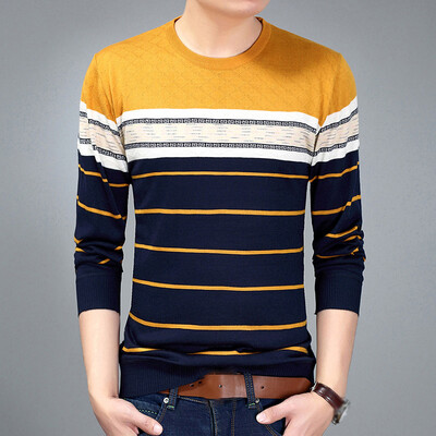 

Men Casual Long Sleeve O-Neck Knit Cardigan Pullover Jumper Sweater Shirt Tops