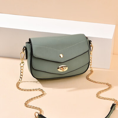 

Summer single shoulder lady fashion Korean version ins100 chain slanting bag fashion is simple