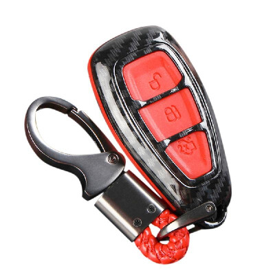 

Carbon Fiber Remote Key Fob Case Shell Cover for FordsFo-cusFiestaKugaC-Max