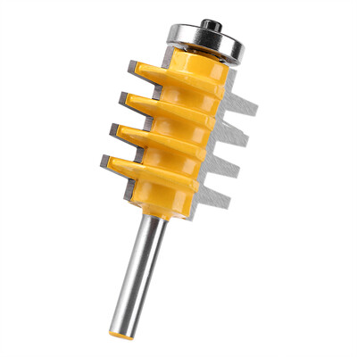 

Rail Router Bit1pc Woodworking Reversible Rail Cemented Carbide Router Bit 1-38"Diam 14"Shank Woodworking Tool