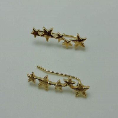 

Moon Star Ear Climber Tiny Star Moon Stud Earrings For Women Everyday Teen Mothersday Celestial Birthday Gift Jewelry Earring