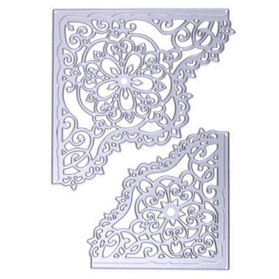 

2pcs Hollow Frame Cutting Dies Stencils Scrapbook Embossing DIY Card Gifts