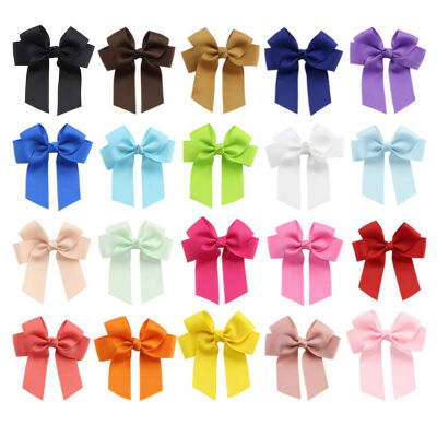 

20PCSSet Children Bowknot Girls Hairpins Hair Clips Colorful Barrettes Kids Bow Knot Headwear Hair Accessories