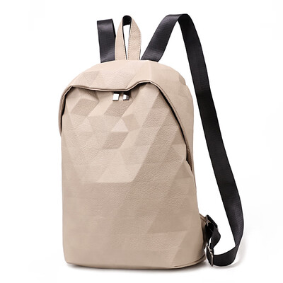 

Lingge embossed backpack Harajuku fashion handbags large capacity travel backpack bag female new tide shoulder bag