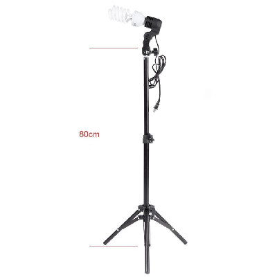 

Andoer Photo Studio Kit 2 2m Light Stand 3 45W Bulb 2 83cm Translucent White Soft Umbrella 2 83cm Black&Silver Umbrel