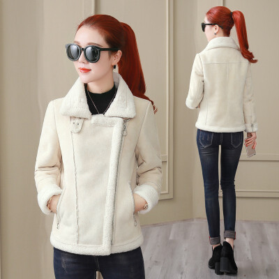 

2018 new winter coat female Korea edition loose bf cotton-padded jacket short style ins autumn winter thickening cotton-padded