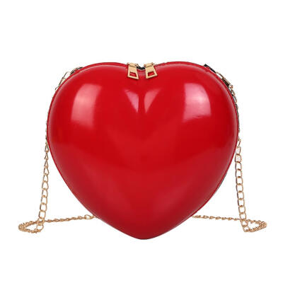 

Girls Heart Shaped Women Shoulder Chain Messenger Bags Crossbody Handbags