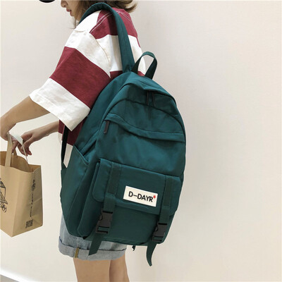 

Ins bag female Korean high school students contracted high school students junior high school girls large backpack backpack