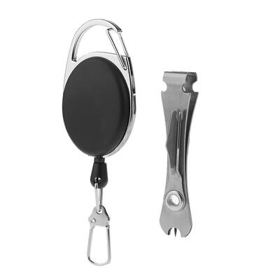 

Quick Knot Tool Fishing Nipper Fly Line Nail Knot Tying Tool with Keychain
