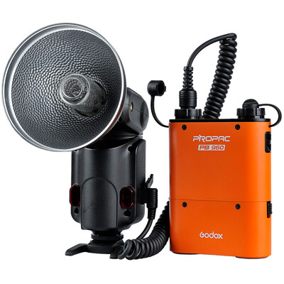

GODOX Witstro AD-180 180W GN60 External Portable Flash Light Speedlite with PB960 Lithium Battery Pack Kit for Canon Nikon Camera