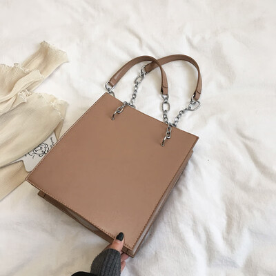 

Ins personality large-capacity Tote bag women 2019 new Korean version of high-grade simple shoulder handbag womens bag