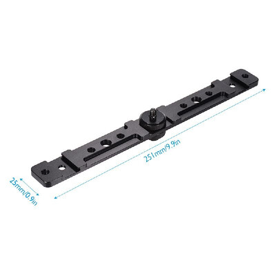 

Aluminium Alloy Hot Shoe Extension Bar Mount Bracket Flash Bracket 14 Inch 38 Inch Screw Mounts for Flash Speedlite LED Video Li