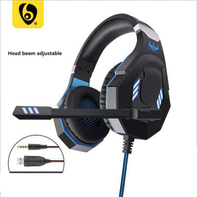 

OVLENG GT92 Wired Gaming Headset Over Ear 35mm Stereo Headphones Noise Isolation With Mic LED For Laptop PC