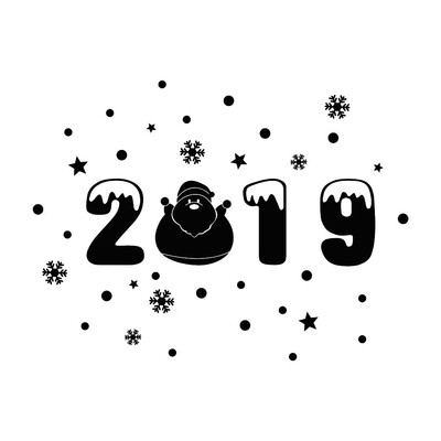 

〖Follure〗New Year Merry Christmas Snowflake Wall Sticker Home Shop Windows Decals Decor