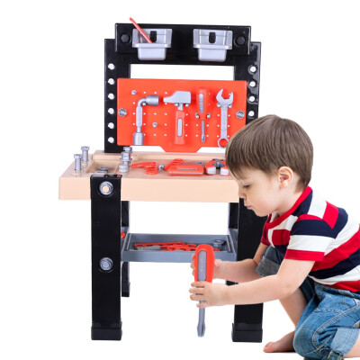 

57PCS Kids Workbench Realistic Tools Toys Construction Workshop DIY Repair Toys