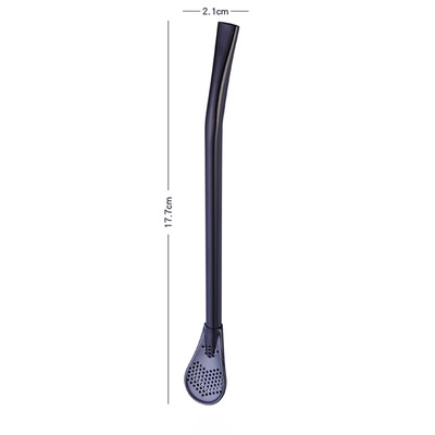 

Gobestart Stainless Steel Drinking Tea Yerba Mate Straw Gourd Bombilla Filter Spoon