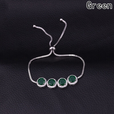

New Fashion Micro Round New Bracelet Man Zircon Beads Hand Braiding Cube Woman Gifts