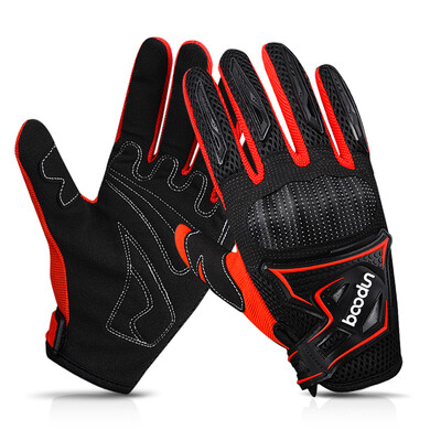 

Winter Cycling Gloves Full Finger Windproof Warm Hand Riding Gloves Anti-skid Cold Weather Breathable Bike Gloves for Men&Wome