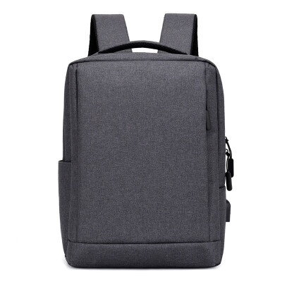 

Backpack male polyester waterproof usb computer bag school bag outdoor travel bag